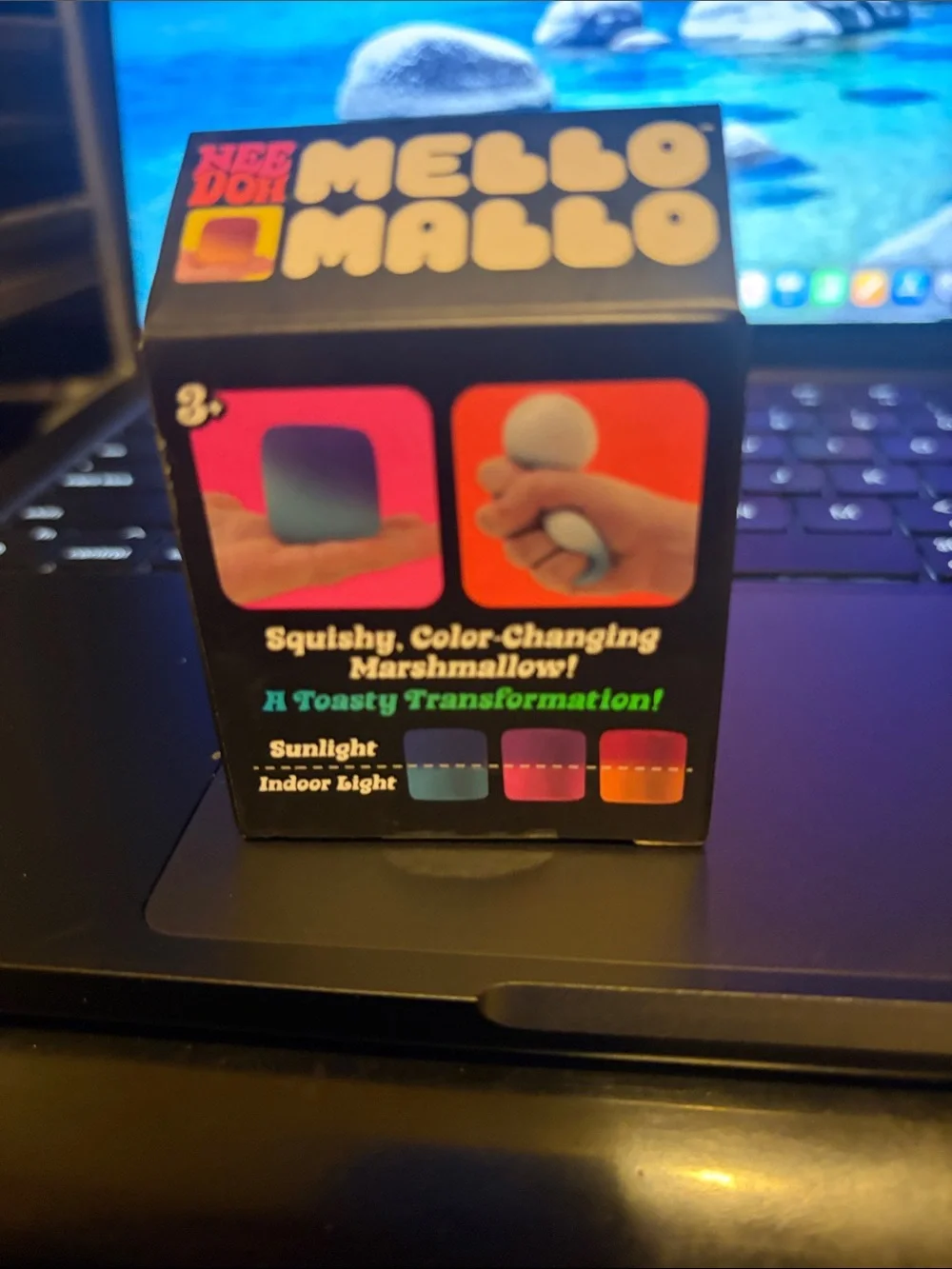 NeeDoh Mello Mallo Color-Changing - yellow/orange